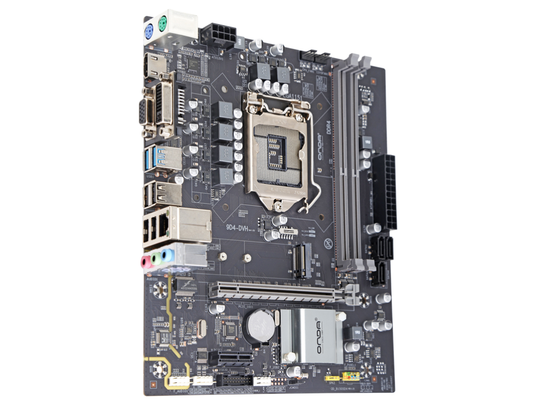 昂达9D4-DVH台式电脑主板lga1151针ddr4双通道6789代cpu千兆网卡带集显m.2硬盘接口支持4k显示器