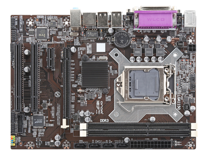 昂达H81P Pro全固版1150针DDR3内存槽英特尔台式 机电脑游戏主板