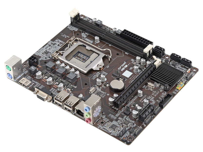 昂达H81M电脑主板1150针台式机DDR3双通道兼容4代英特尔I3/5/7CPU