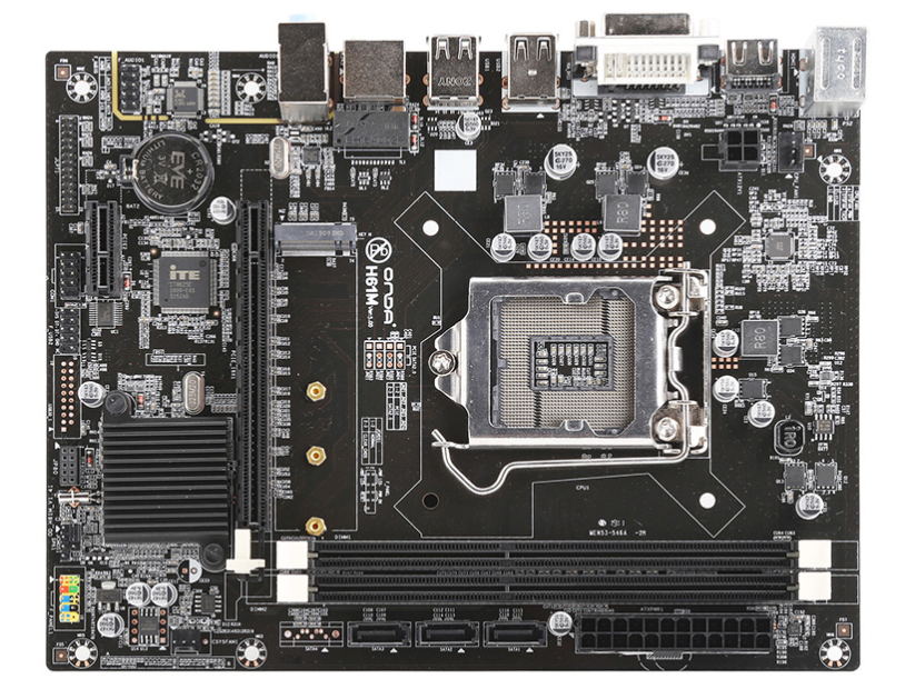 昂达H61M全固版主板1155针电脑主板内置LPT接口DDR3双通道3相供电