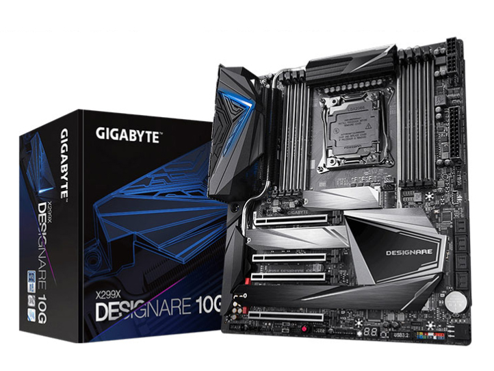 技嘉 X299X DESIGNARE 10G 设计师主板 雷电3 服务器大板2066针脚