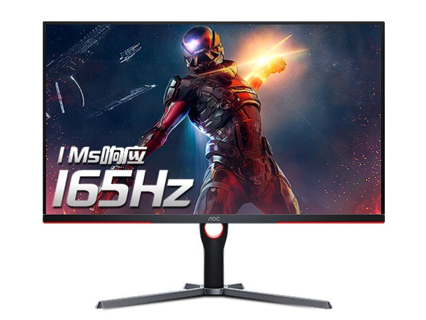 AOC 32英寸 2K高清 电竞144HZ 直面/曲面显示器 1MS 台式电脑游戏液晶显示屏幕低蓝光 1K 165Hz 直面 32G3E