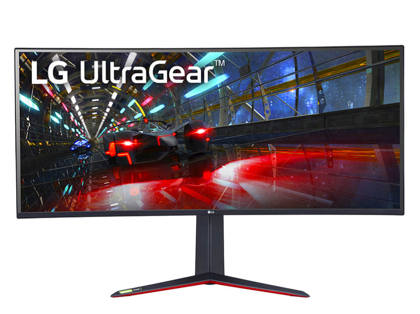 LG 38GN950-W 37.5英寸 2K NanoIPS 160Hz（超频） HDR600 10.7亿色 曲面 设计师 办公 游戏 电竞显示器