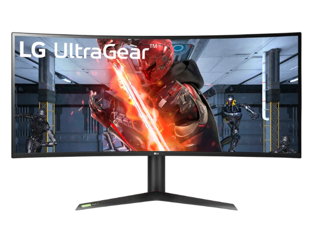 LG 38GL950G-W 37.5 曲面超宽屏UltraGear™ Nano IPS 1ms G-Sync®电竞显示器