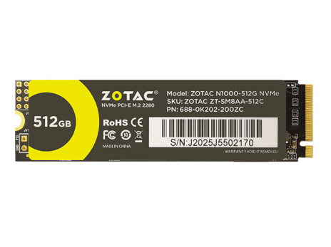 索泰固态硬盘 NVME 512G