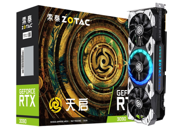 索泰 RTX 3090-24G6X 天启 OC 