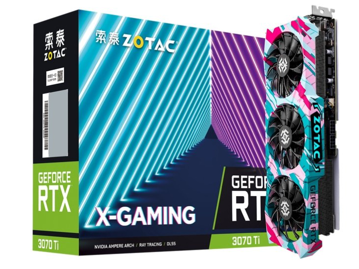 索泰 RTX3070TI-8GD6X X-GAMING OC 