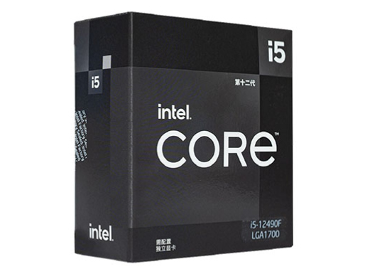 intel/英特尔12代酷睿i5-12490F盒装cpu 6核心12线程电脑处理器