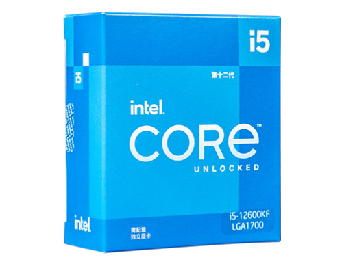 intel/英特尔12代酷睿i5-12600KF盒装处理器 10核心16线程电脑CPU