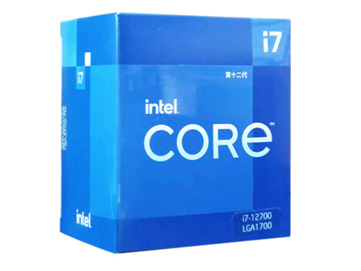 intel/英特尔12代酷睿i7-12700盒装处理器 12核20线程电脑cpu