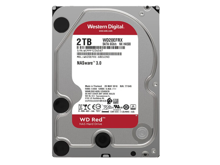 西数 WD20EFRX  2T 红盘