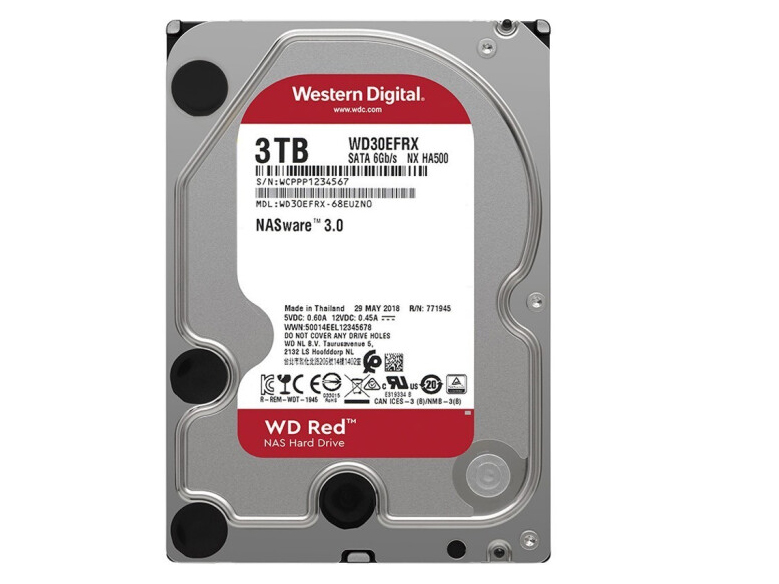 西数 WD30EFRX  3T 红盘