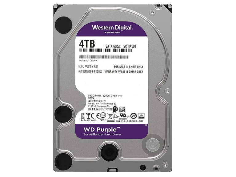 西数 监控盘 WD40EJRX 4T