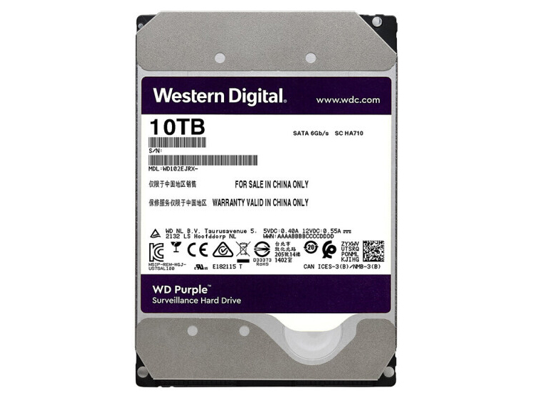 西数 监控盘 WD102EJRX 10T