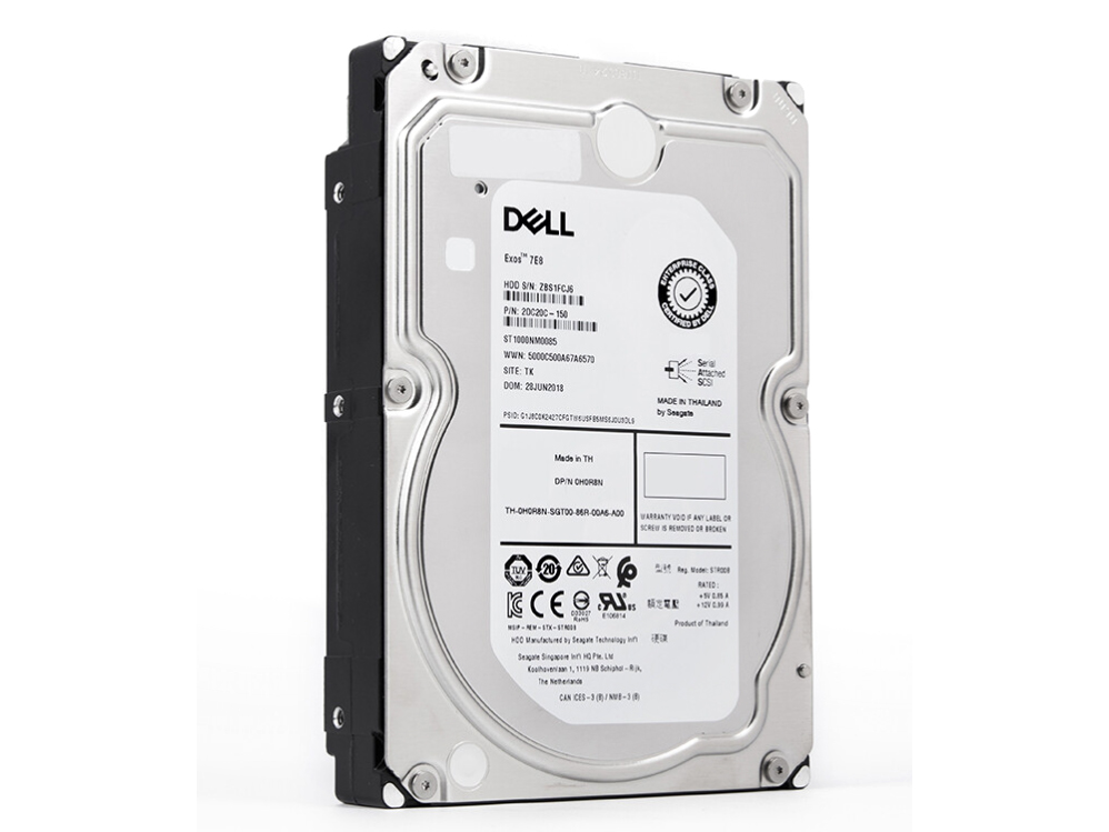 戴爾（DELL）服務器硬盤企業級NAS存儲硬盤 2T 7.2K SATA 3.5英寸