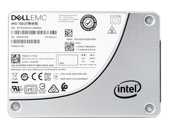 戴爾（DELL） 服務器固態硬盤 480G SATA接口 2.5英寸