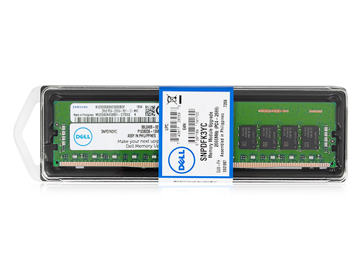 戴尔（DELL）服务器工作站ECC内存条 16GB DDR4 2666 RECC