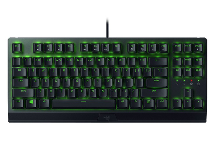 雷蛇 Razer 小蜘蛛 黑寡婦蜘蛛X競技版背光款 機械鍵盤 有線鍵盤 游戲鍵盤 87鍵 電競 綠軸