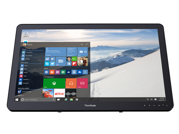 优派/ViewSonic 显示器  TD2430-CN 23.8MVA十点电容触控屏、250流明、1080P、VGA+HDMI+DP、内置扬声器、可