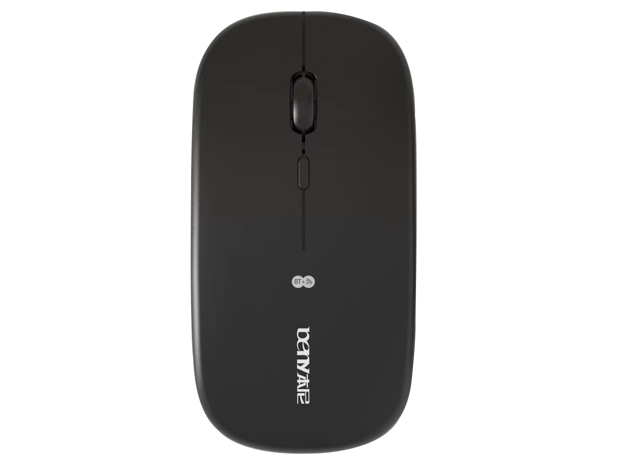 本尼 M600t（充电+蓝牙+2.4G）符合人体工学的外观设计，手感舒适，减少手部疲劳