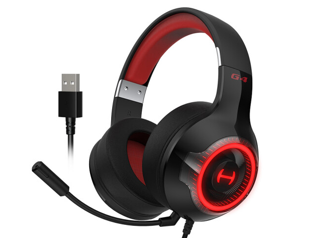 漫步者(EDIFIER)HECATE G4幻彩版 USB7.1声道 头戴式带线控 电竞游戏耳机