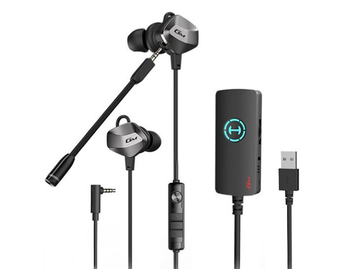 漫步者（EDIFIER） HECATE GM430 声卡版 入耳式双动圈游戏耳机带麦