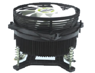 急冻王风扇CAP728  散热片材质: AL6063T5+CU 风扇尺寸: 92×92×25(mm) 转速: 2200R.P.M±10% 额定电压: 12VDC