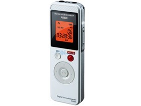 愛國者R5509（2GB）   錄音時間：12小時 供電時間：16小時 屏幕色彩：橙色背光斷碼顯示屏 電池類型：2×AA堿性
