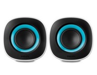 飞利浦SPA2201V音箱 2.0声道笔记本音箱，有线。3.5mm音频接口。Usb插头电源。