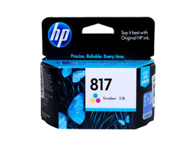 HP 817(C8817AA).墨水颜色：彩色墨水盒 适用机型：照片打印机：HP Pho墨水容量：8ml 打印页数：240页 产品类型：墨盒 墨盒类型：一体式墨盒 