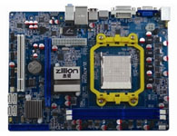 杰靈 ZL-M3A785GA-X11
1.支持AMD AM3 Phenom II/ Athlon II系列處理器
2. 支持雙信道DDR3 1333+內存架構 
3. 內建ATI Radeon HD 4200繪圖引擎(DirectX10.1) 
4.內建PCI-E 2.0 x16顯卡接口并支持ATI Hybrid CrossFireX技術 
5.支持高速千兆網絡接口及 IEEE 1394