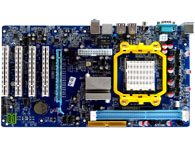 智仁 M3NF520
-nVIDIA NF520LE芯片組 ,-支持Socket AM3 ,-2條DDR3 1066/1333 插槽支持雙通道 ,-2個Serial ATA2,-4個PCI ,1個PCI Express x16