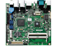 NEX 605
Intel® Atom™ D2550双核处理器 1.86GHz
Intel® ICH10R 芯片，支持RAID 0/ 1/ 5/ 10
双 204-pins DDR3 SO-DIMMs 最大支持4GB SDRAM 内存
支持VGA/HDMI, VGA/LVDS 或者 HDMI/LVDS 双显
8x USB, 4x COM, 2x GbE (