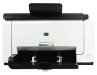 HP CP1025 产品类型：彩色激光打印机 最大打印幅面： A4 黑白打印速度：达到16ppm 最高分辨率：600x600dpi 耗材类型：鼓粉分离