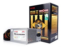 长城 四核王450S  长城双动力四核王标准版,2.31版,额定350W,最大400W,支持BTX架构,智能风扇 双路供电,双倍稳定。宽幅150V-270V