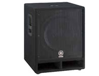 雅马哈音响 A15W  音箱类型：15\” 低音音箱；频率响应：-10dB 35Hz-2kHz；部件：LF 15\” 锥面；电功率：噪声 250W (EIA)；PGM：500W；PEAK：1000W；额定阻抗：4ohms；SPL 灵敏度( 1W, 1m轴向)：95dB SPL