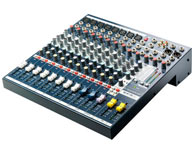 声艺 Soundcraft EFX8 带效果器调音台  1、内置莱斯康24bit效果器；2、观察信号电平的LED、监控信号电平状态；3、精密的GB30话筒前置放大器；4、为电容话筒提供真正专业的+48V幻象电源；5、外置效果处理的插入点；6、调音台输入通道规格8/12路；7、AUX发送全部可切换到推子前或推子后；8、FX发送；9、内置世界通用供电电源