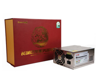 长城 巨龙500SP  2.2版,额定400W,最大500W,支持BTX架构,双路供电,11个IDE接口,双风扇散热。