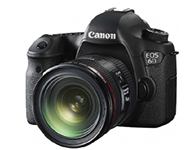佳能 EOS 6D（24-70F4) 单反相机画幅：全画幅 像素：2000-2999万 套头：单镜头套机