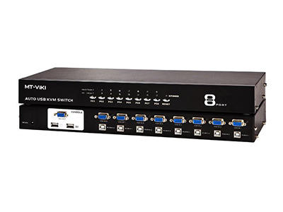 MT-2108UL    8口KVM 热键、USB2.0、八条原厂KVM专用线（新款）

