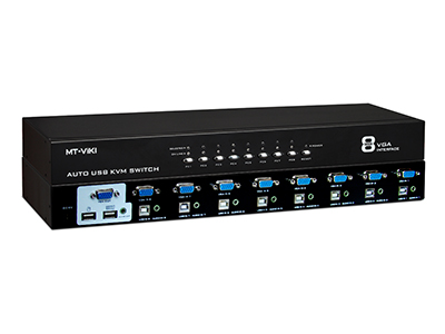 MT-9108CS    8口KVM 热键、带音频，USB2.0、八条原厂KVM专用线
