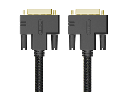 DVI    DVI24+1数安高清连接线                   带信号放大芯片                      皮盒包装（工程首选）                 牛皮合包装


