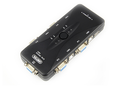 USB KVM 切换器    USB KVM 2口切换器 黑色
USB KVM 4口切换器 黑色
