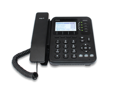 4线路无线桌面IP电话  IP542N  是一款理想的桌面型商用无线IP电话。具有4条线路和4个动态软键，支持802.3af PoE，优质扬声器，无线（802.11g）客户端和2.5mm耳机端口。每条线路可以配置为独立的电话号码或复合电话的共享号码。在无特殊限制的情况下IP542N可连接无线网络。