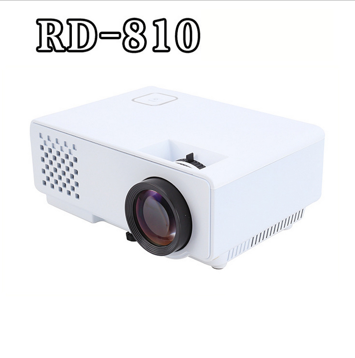 RD-810 高清家用投影机， 微型投影仪，100寸大屏 便携小巧 接口丰富