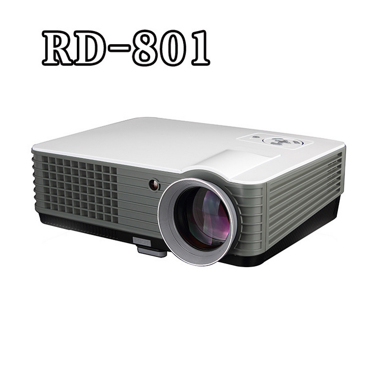 RD-801 高清家用投影仪 KTV投影机 支持1080p 高清 功能多 150寸 性价比高 耐用