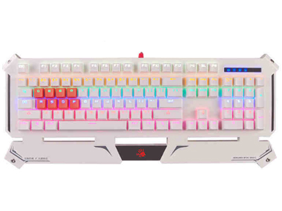 血手幽灵 B740  产品定位：光轴机械键盘；按键技术：机械轴（光轴）；连接方式：有线；键盘接口：USB；按键数：104键；键盘布局：全尺寸式；按键寿命：10000万次；