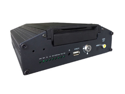 8路硬盤車載錄像機 對數據進行加密，雙碼流技術 保證錄像連續性 支持3G 4G傳輸 GPS北斗定位