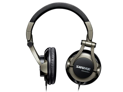 舒尔 SRH550DJ专业头戴式监听耳机 震动降噪重低音HIFI耳机