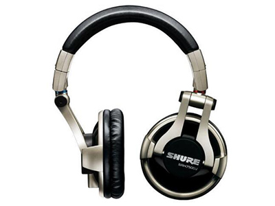 舒尔 SRH750DJ 劲爆DJ打碟头戴式耳机